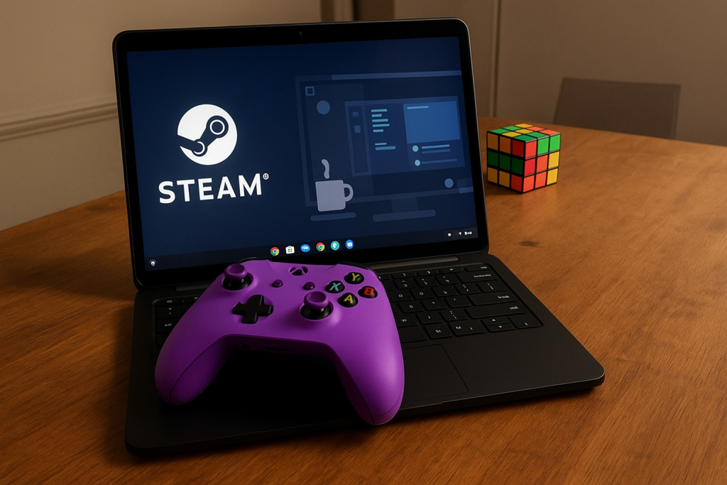 Chromebook i Steam